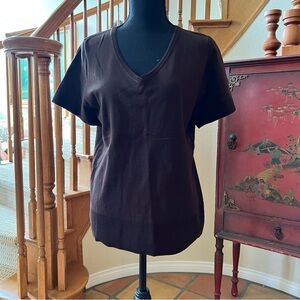 Chico's Dark Brown V-Neck Sweater